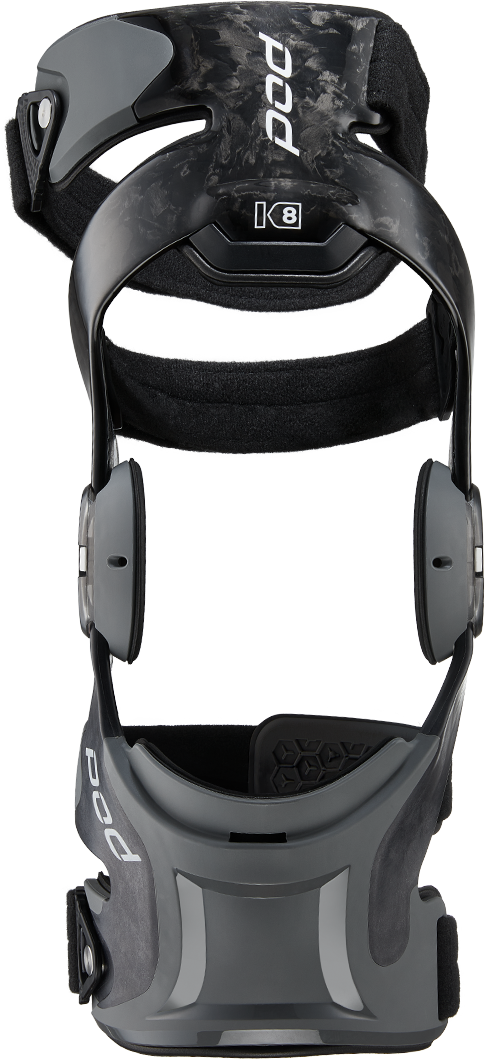 POD K8 3.0 Knee Brace Carbon Right Middle - Advanced Carbon/Graphite Support