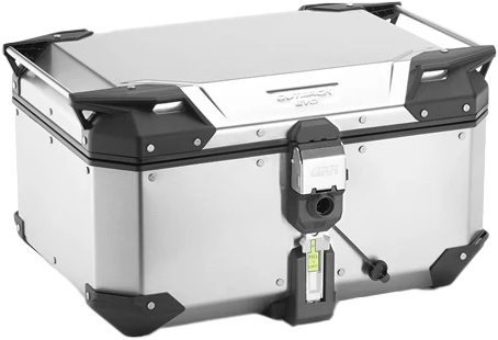 GIVI Outback EVO Smart Top Case 58L Silver with Monokey System and Security Lock