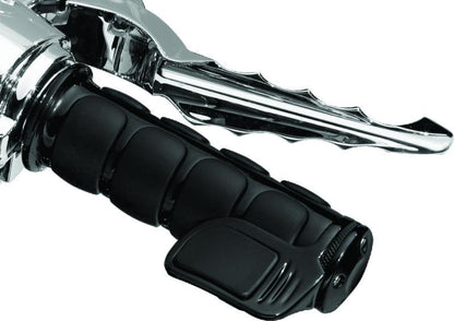 Kuryakyn ISO Grip Universal 7/8 inch Gloss Black for Honda Rebel Models