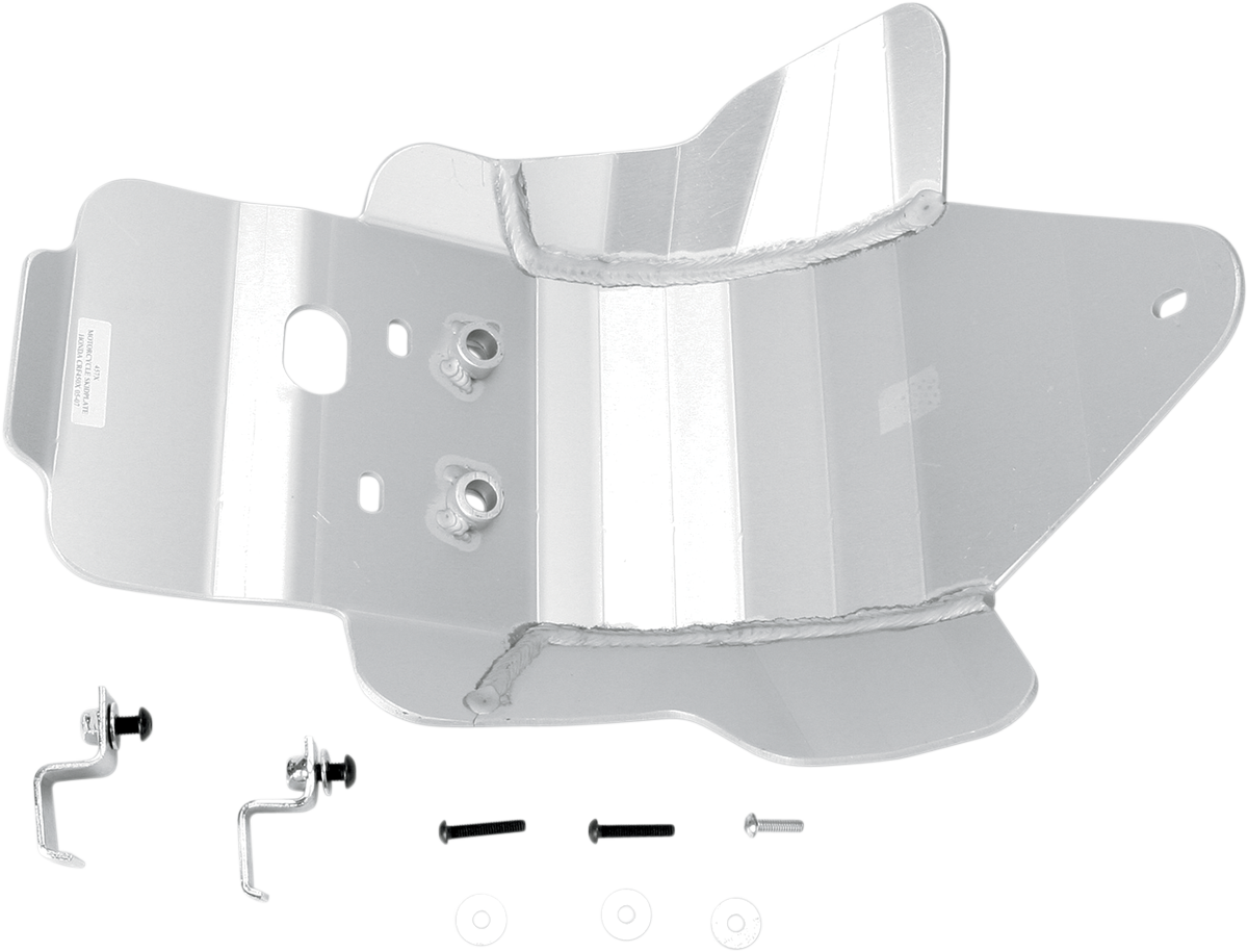 Moose Offroad Skid Plate for Honda CRF450X (Part Number 457X) - Durable Aluminum Protection