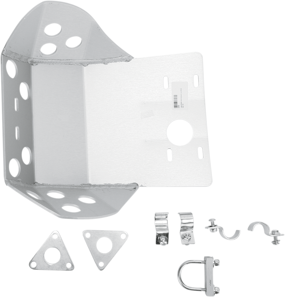 Moose Offroad Kawasaki KLR 650 290M Skid Plate - Silver Aluminum Protection