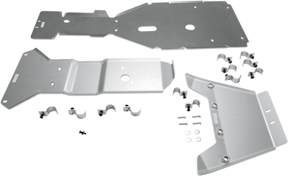 Moose Offroad Full Skid Plate - 3-Piece 652 for Enhanced Underbody Protection