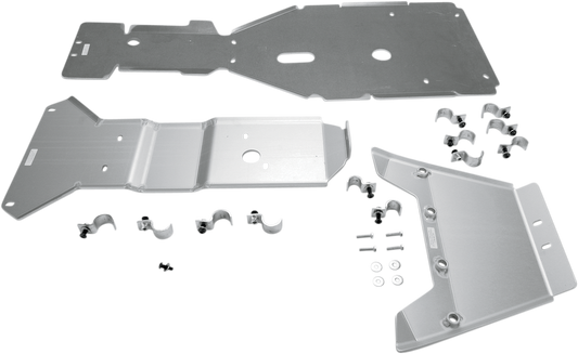 Moose Offroad Full Skid Plate - 3-Piece 652 for Enhanced Underbody Protection