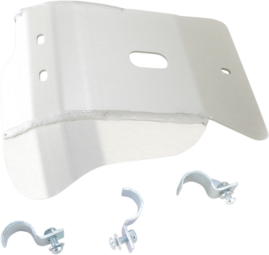 MOOSE OFFROAD Husqvarna & KTM 484 Skid Plate – Silver Aluminum Protection