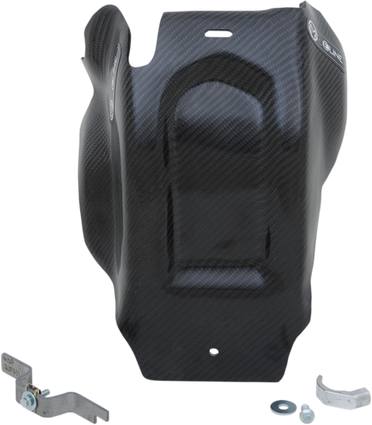 MOOSE Offroad Carbon Fiber Skid Plate for Gas Gas, Husqvarna, and KTM MSP25017C