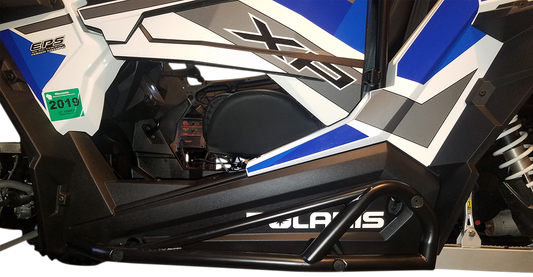 MOOSE OFFROAD Nerf Bars - Black for RZR 2-Seater (Part #1004-BK)
