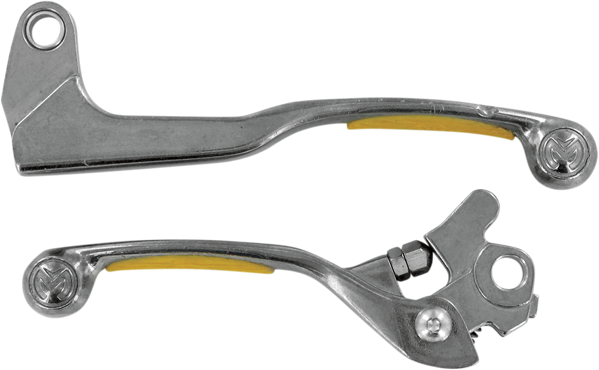 Moose Offroad Competition Lever Set - Yellow, Part Number 1SGSC46