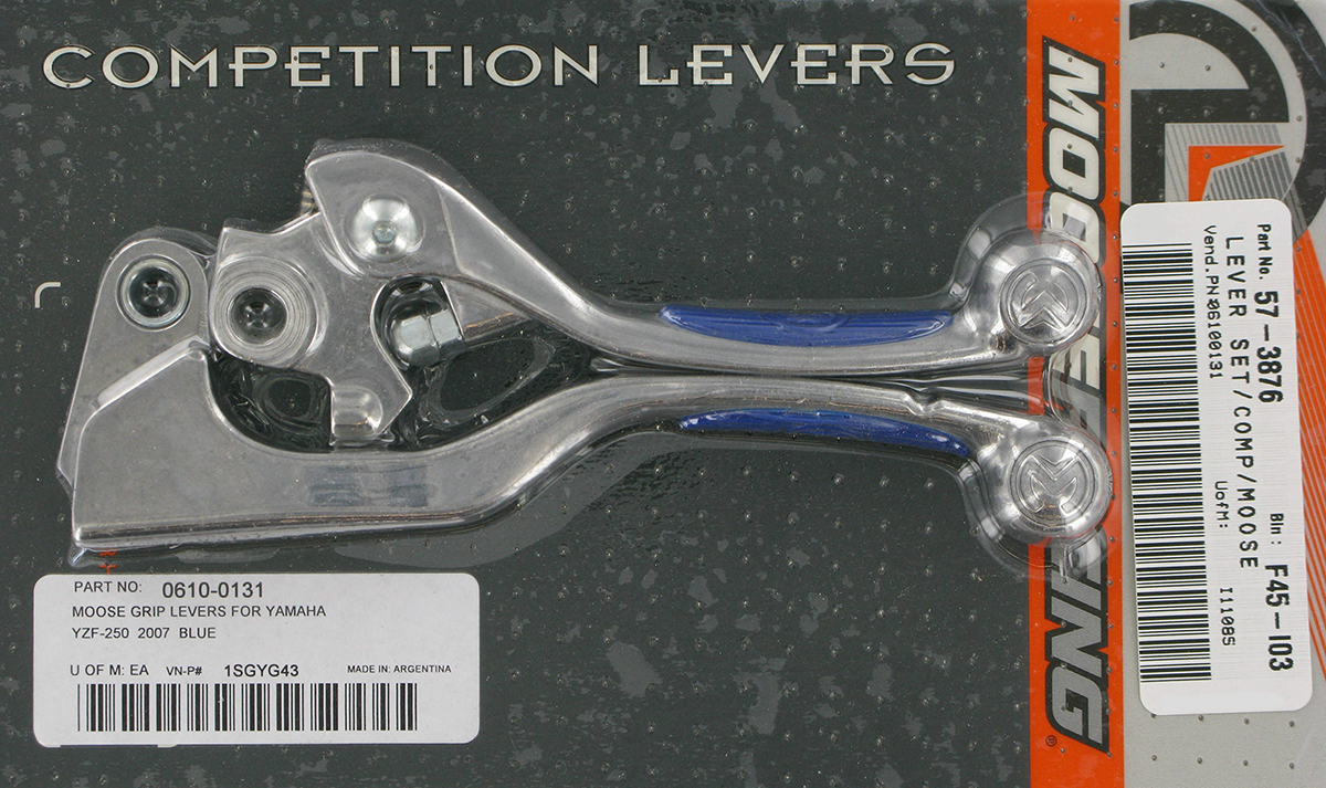Moose Offroad Competition Lever Set in Blue – Part Number 1SGYG43