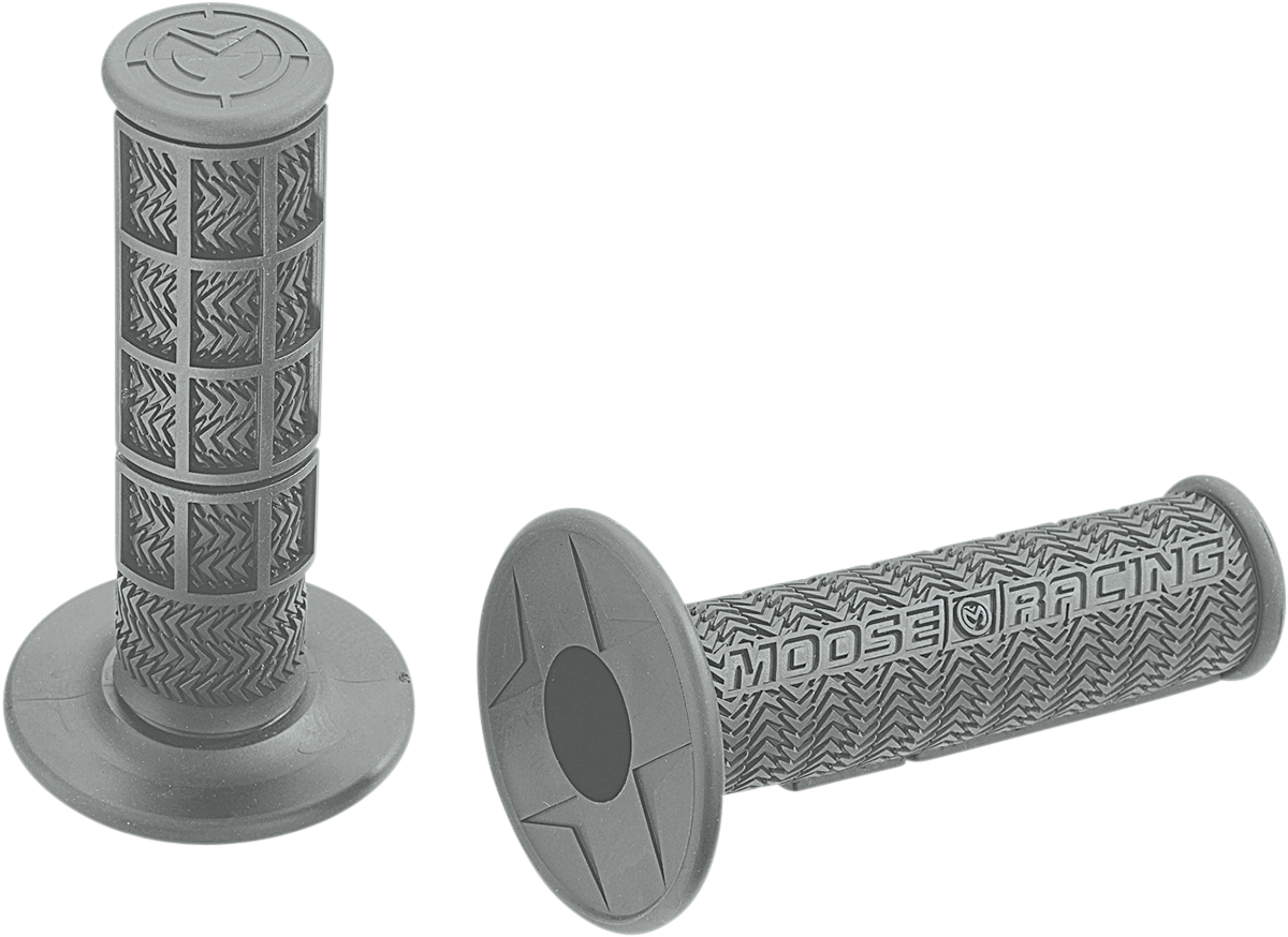 Moose Offroad Flange Style Stealth MX Grips - Gray (Part Number B01MXG)