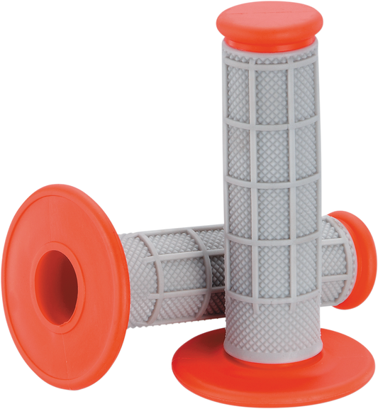 Moose Offroad Qualifier Grips - Half Waffle Red (Part Number: 1MG0715-ERM)