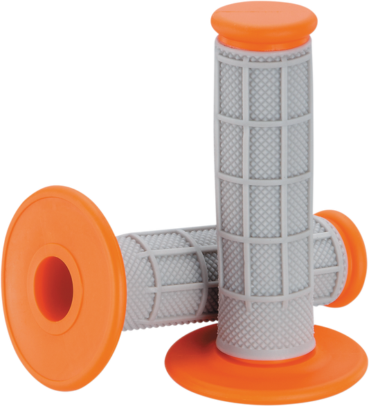 Moose Offroad Qualifier Grips - Half Waffle Orange - Part Number 1MG0715-EVM