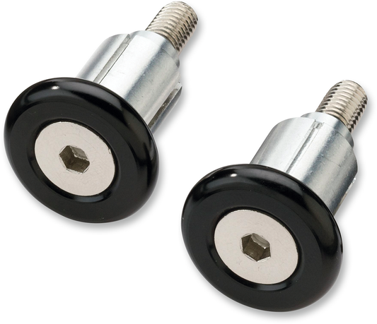 MOOSE OFFROAD Handlebar Ends - Black 1BEC0661-PBPM for Motocross, ATV, and Watercraft