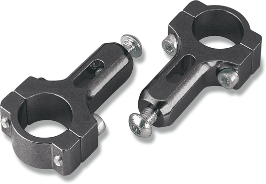 Moose Offroad Aluminum 7/8" Handguard Mount Clamps - Black (Part #50-032B)