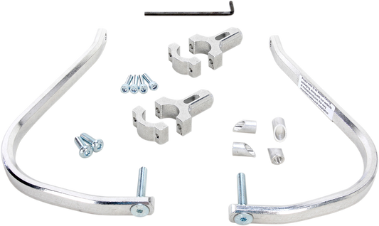 Moose Offroad Aluminum Handguards 50-4014M for 1-1/8" Mini Bikes, Silver