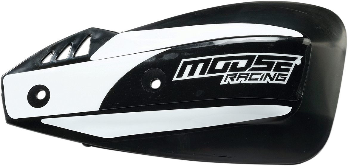 Moose Offroad Rebound Handguards Black 0635-1446 – Durable Folding Motorcycle Hand Shields with Aluminum Mounts
