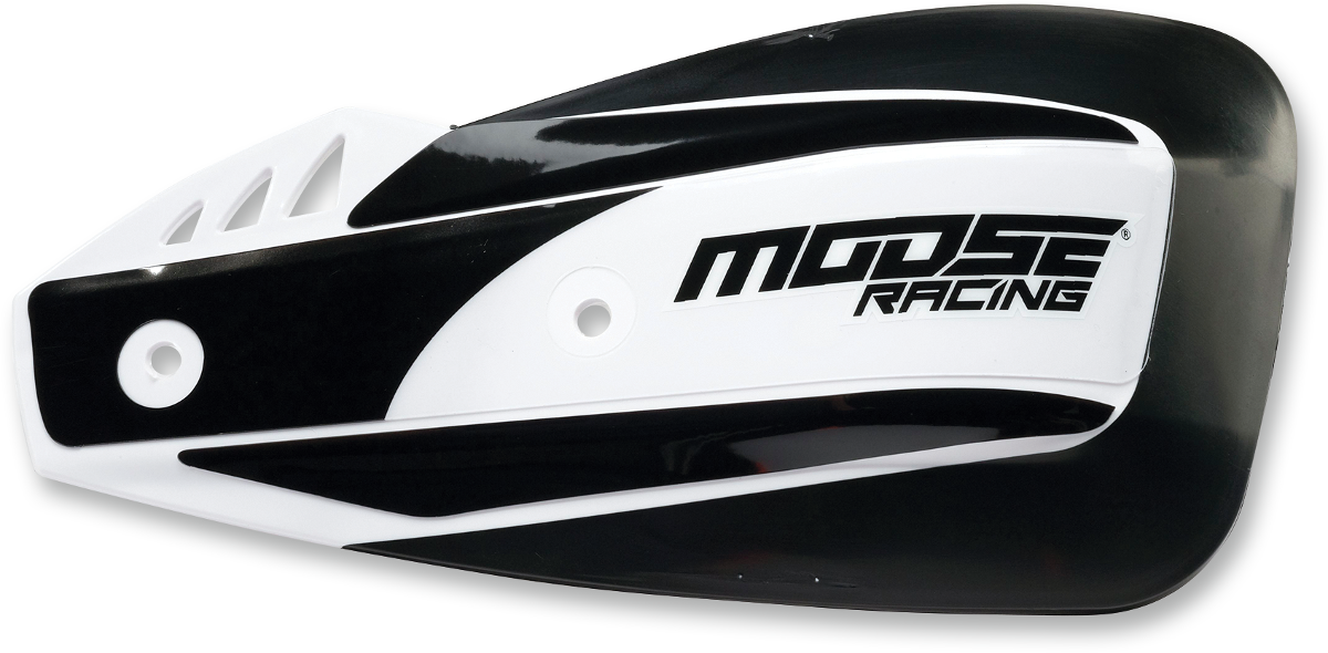 MOOSE OFFROAD Podium Handshields Replacement for Rebound, Probend, Moose Aluminum and Contour Handguards - White (Part #0635-1465)