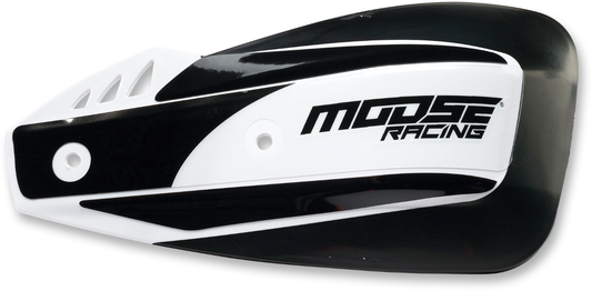 MOOSE OFFROAD Podium Handshields Replacement for Rebound, Probend, Moose Aluminum and Contour Handguards - White (Part #0635-1465)