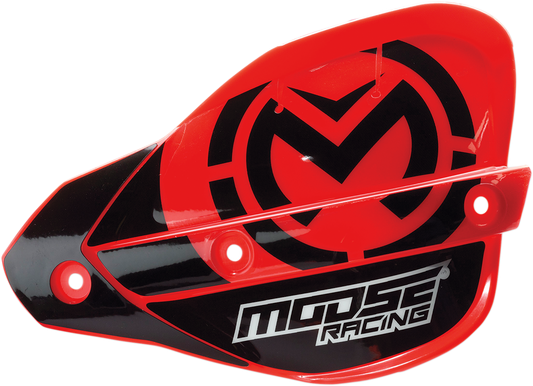 Moose Offroad Enduro Handshields Replacement for Probend, Moose Aluminum, and Moose Contour Handguards - Red (Part No. 0635-1469)