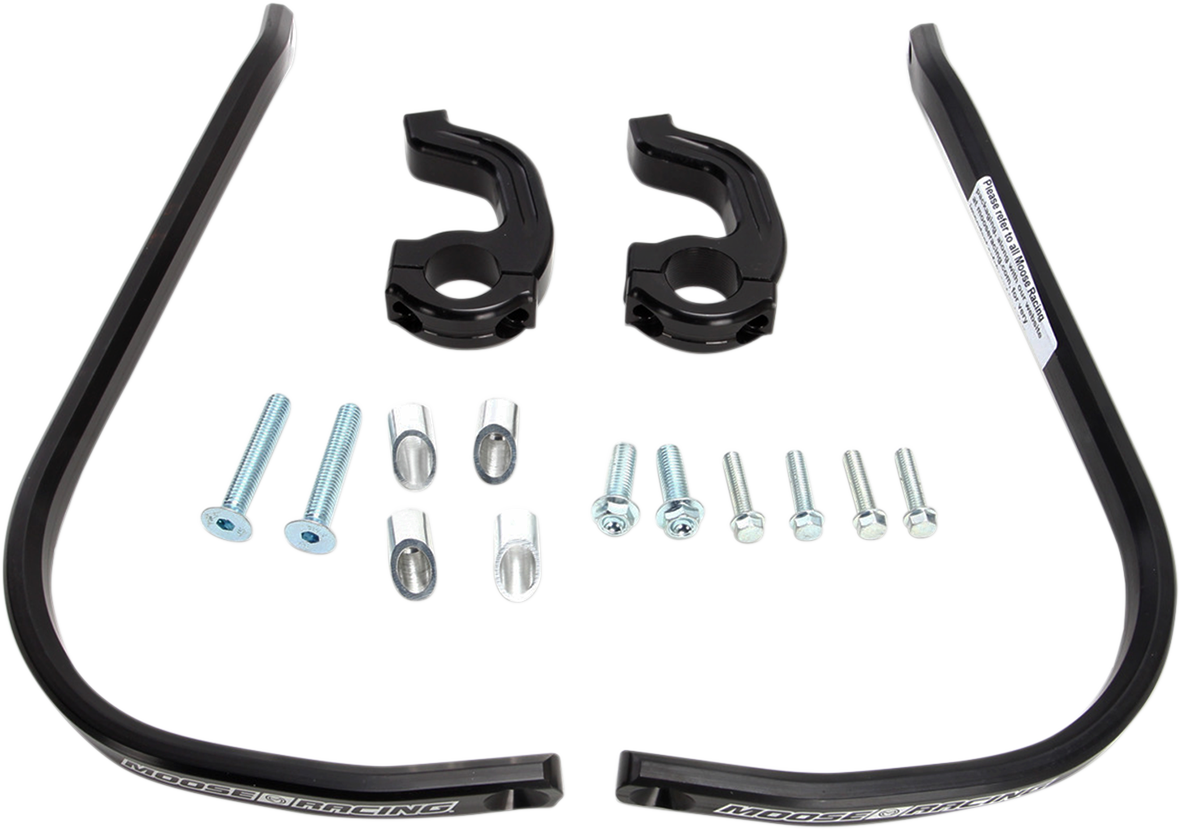 MOOSE OFFROAD Contour Handguards for 1-1/8 inch Handlebars - Black (Part Number 50-5214B)