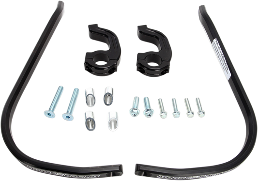 MOOSE OFFROAD Contour Handguards for 1-1/8 inch Handlebars - Black (Part Number 50-5214B)