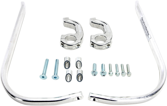 MOOSE OFFROAD Contour Handguards for Magura - Silver (Part No. 50-5236S)