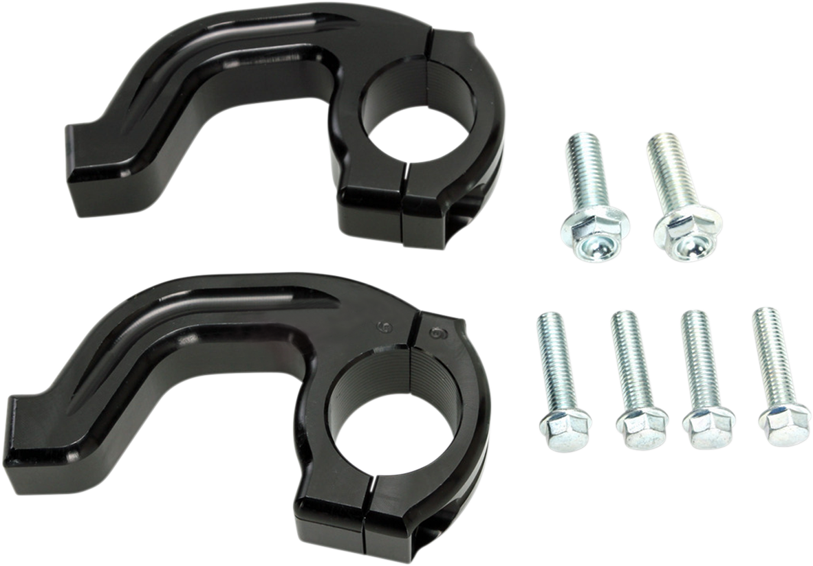 MOOSE OFFROAD Replacement Contour Handguard Inner Mount Clamp for Magura - Black (Part #50-236B)