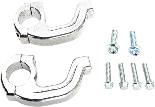 Moose Offroad 50-236S Replacement Contour Handguard Inner Mount Clamp for Magura - Silver