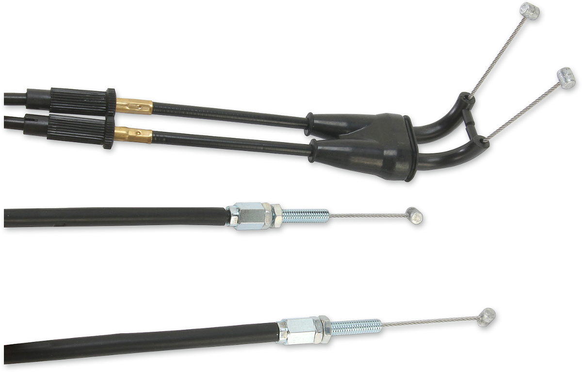 MOOSE Offroad Black Vinyl Throttle Cable 32" for Kawasaki 45-1013