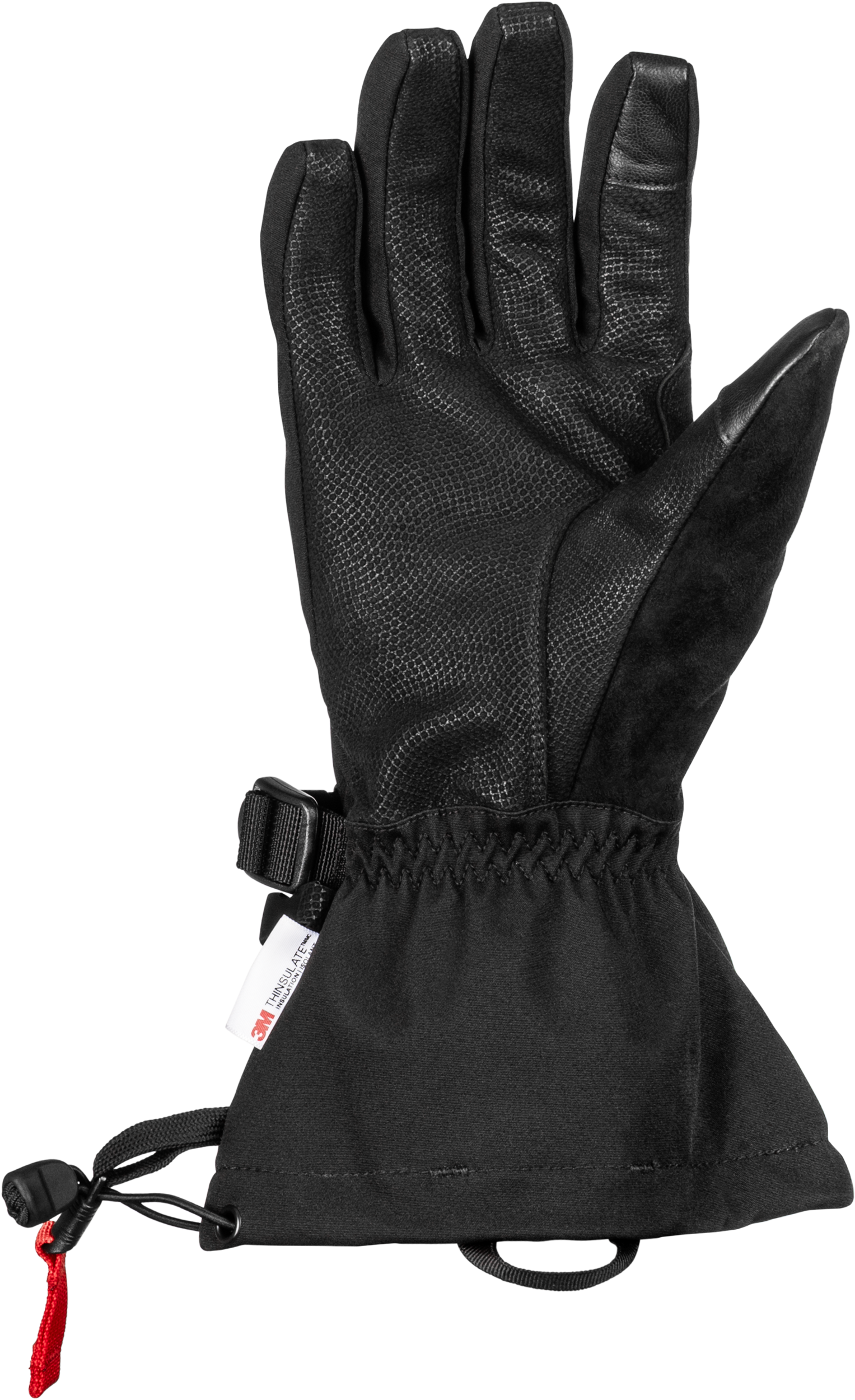 Fly Racing Title Heated Gauntlet Gloves Grey/Black/Red XL