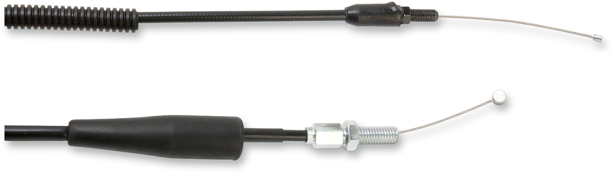 MOOSE Offroad Black Vinyl Throttle Cable for Yamaha 45-1074, 38-1/2 Inches
