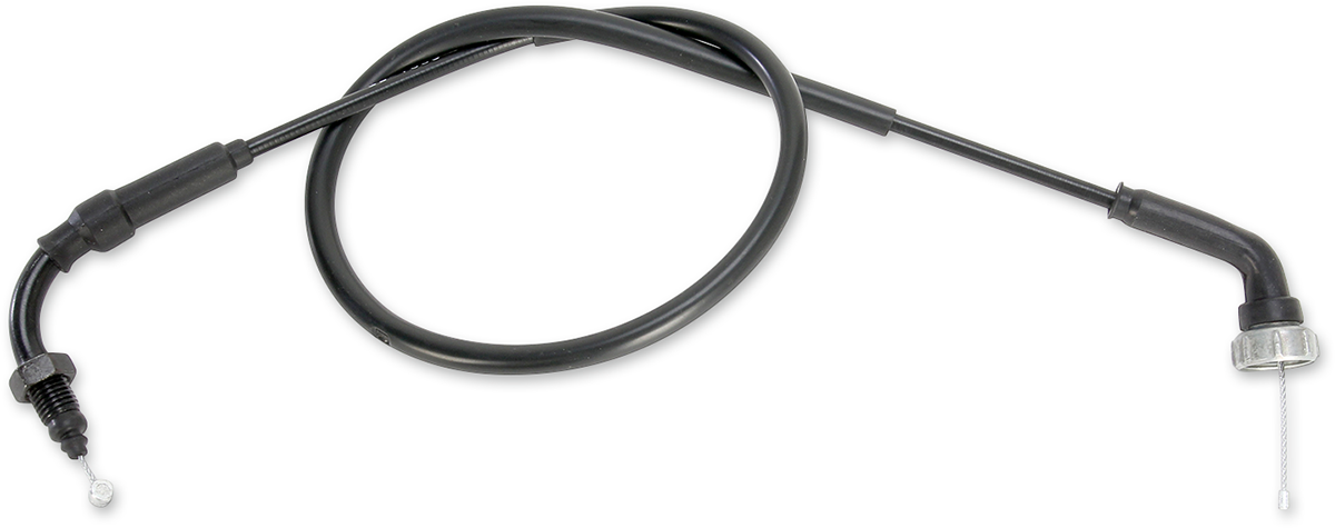 MOOSE OFFROAD Black Vinyl Throttle Cable for Honda 45-1135 - 28 Inch Length