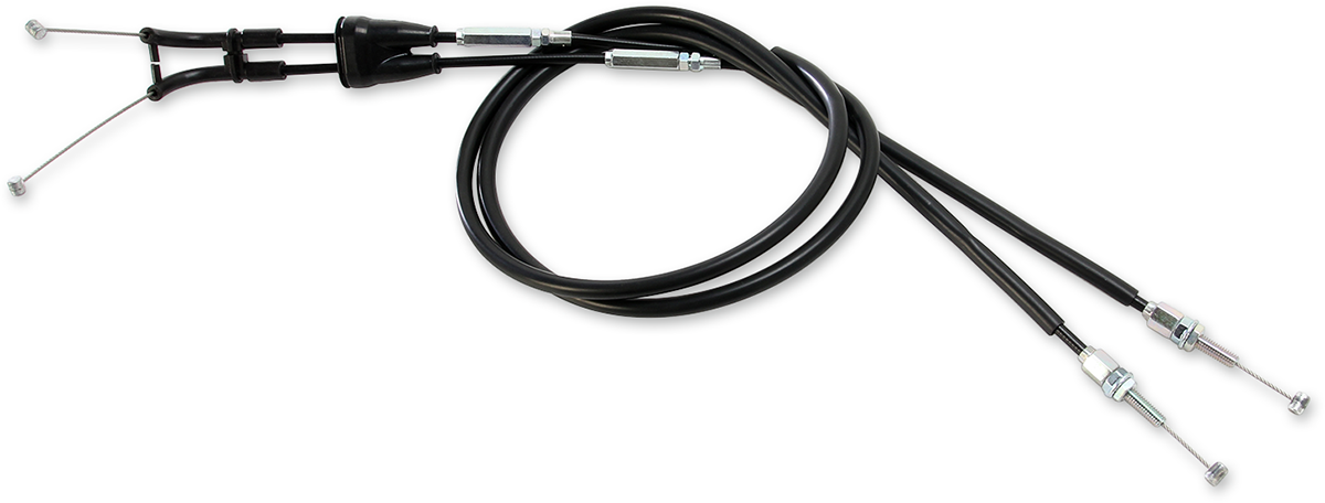 MOOSE OFFROAD Black Vinyl Throttle Cable for Yamaha 45-1182 – Stock Length