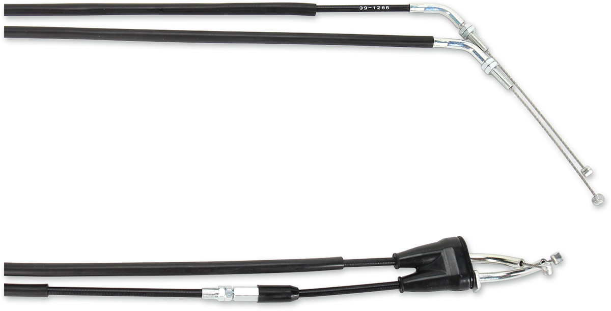 MOOSE OFFROAD Black Vinyl Throttle Cable 34-1/2" for Suzuki 45-1185