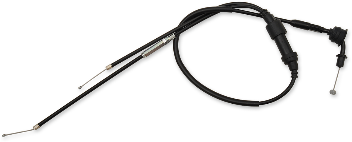 MOOSE Offroad Black Vinyl Throttle Cable - 33 Inch for Yamaha 45-1210