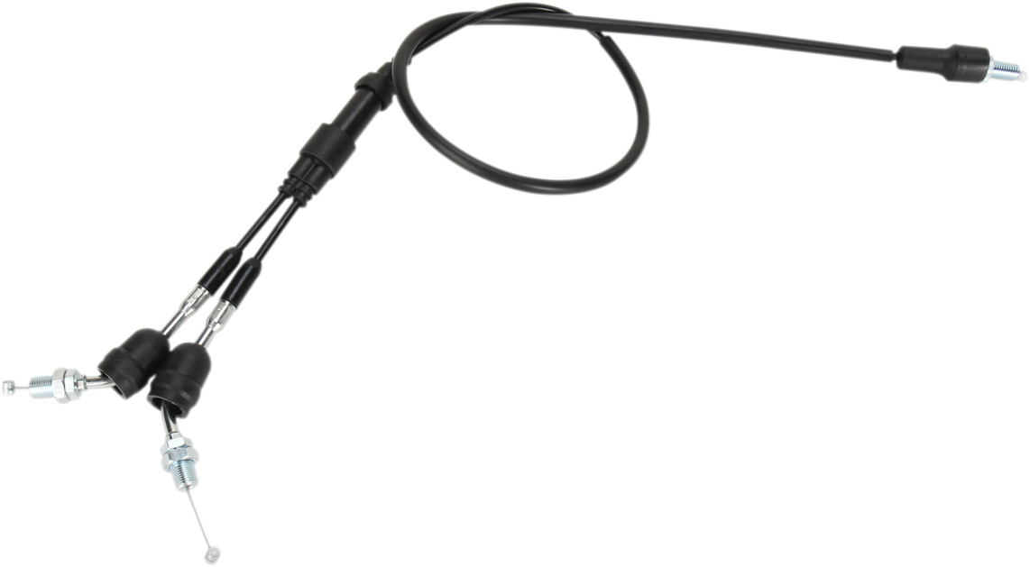 MOOSE Offroad Black Vinyl Throttle Cable for Yamaha 45-1080, 33 inches