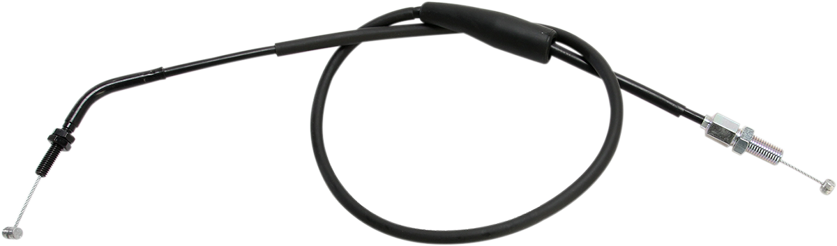 MOOSE OFFROAD Black Vinyl Throttle Cable for Kawasaki 45-1129 – Stock Length