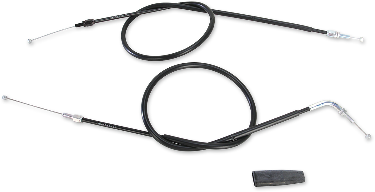 MOOSE Offroad Black Vinyl Throttle Cable 33-1/4 inch for Kawasaki 45-1222