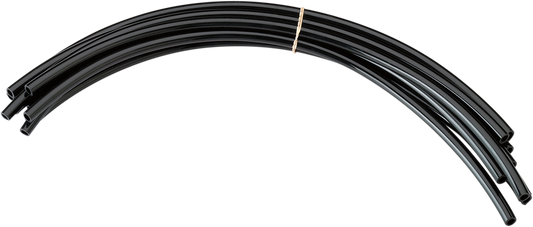 MOOSE OFFROAD 144-3905 18-Inch Polyurethane Fuel Cap Vent Hose Refill Pack - Black, 9 Pieces