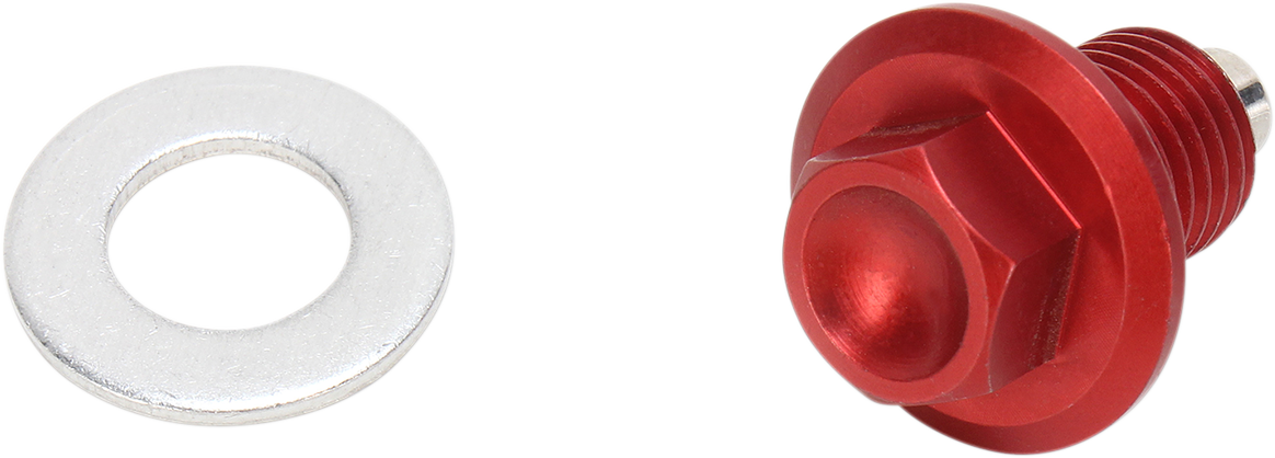 Moose Offroad Magnetic Drain Plug Honda DP107-1 - Red