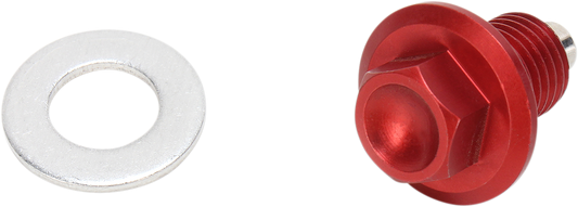 Moose Offroad Magnetic Drain Plug Honda DP107-1 - Red