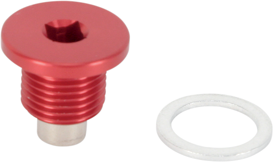 Moose Offroad Magnetic Drain Plug for Husqvarna DP126 - Red
