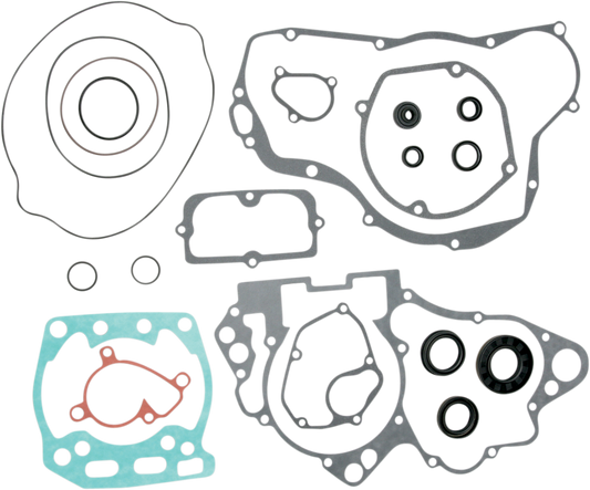 Moose Offroad Suzuki 811589MSE Motor Gasket Kit with Oil Seals – Complete Engine and Transmission Rebuild Set