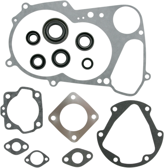 Moose Offroad Kawasaki/Suzuki 811416MSE Motor Gasket Kit with Oil Seals