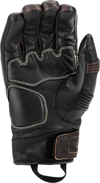 Fly Racing Surveyor Gloves Brown X-Small - Durable, Weatherproof Motorcycle Gloves with Touch Screen Compatibility