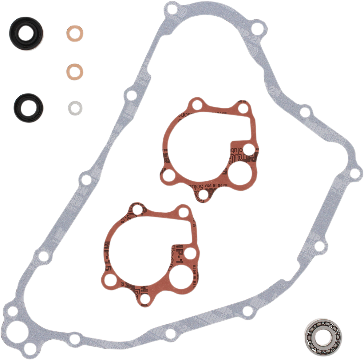 Moose Offroad Water Pump Rebuild Kit for Honda 821264mse - Complete Repair Set with Gaskets, Seals, Bearings, and O-Rings