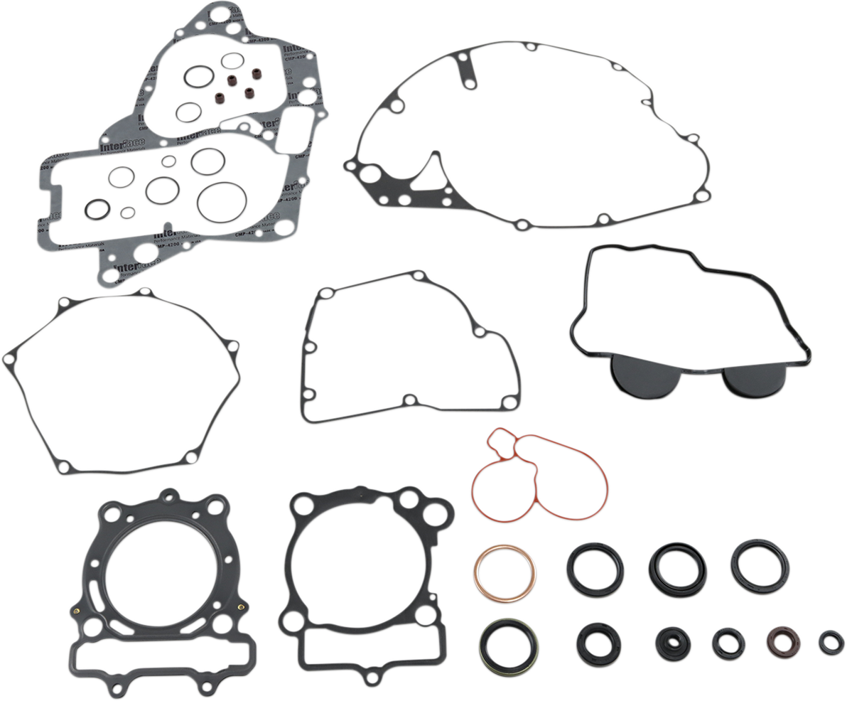Moose Offroad Complete Motor Gasket Kit with Oil Seals for Suzuki 811983MSE