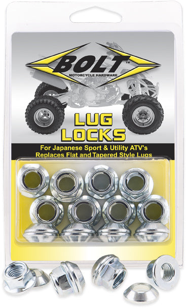 Bolt 2005-LUG.S Lug Locks Silver - Versatile Wheel Locking Solution
