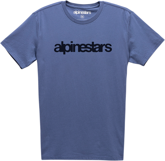 Alpinestars Heritage Word T-Shirt - Blue 2XL - Comfortable Premium Cotton