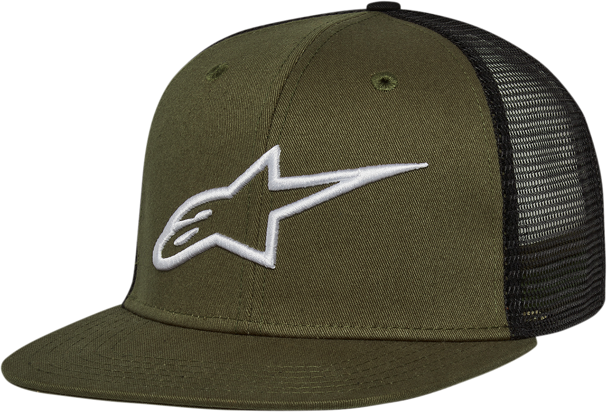 Alpinestars Corp Trucker Hat - Military Black, One Size - Part 1025810036910OS
