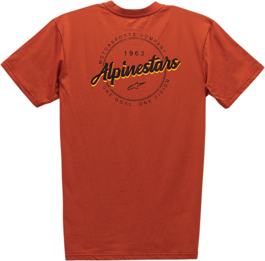 Alpinestars Turnpike Premium T-Shirt - Coral - 2XL (Part No. 121174007462X)